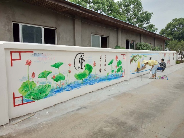 墻體彩繪機可以將美術作品在電腦上實現