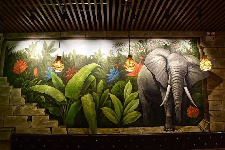 墻體彩繪作為設(shè)計(jì)元素之一被逐漸重視