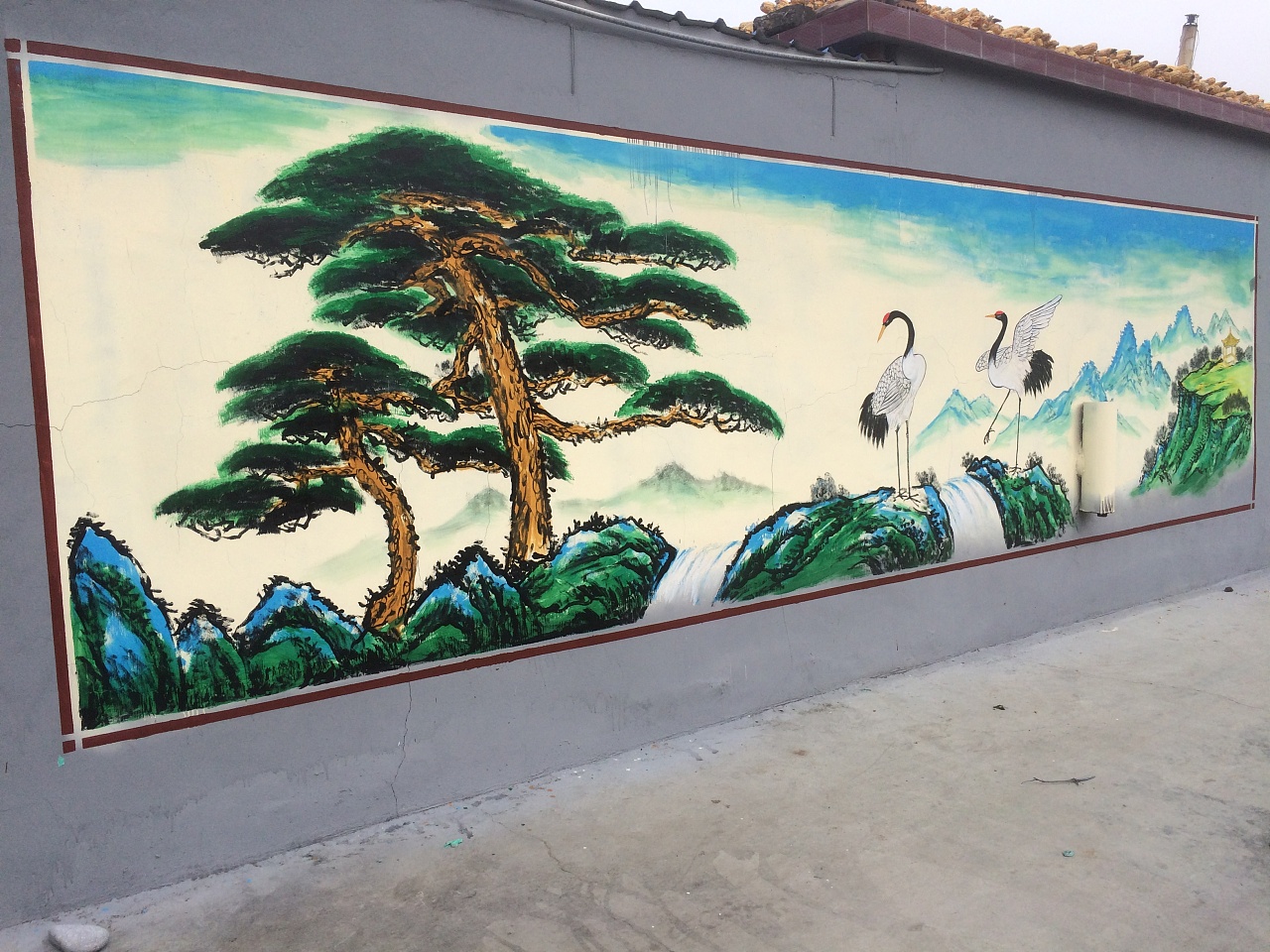 南昌新農(nóng)村墻繪,南昌墻繪公司,南昌學校墻體繪畫,南昌手繪涂鴉