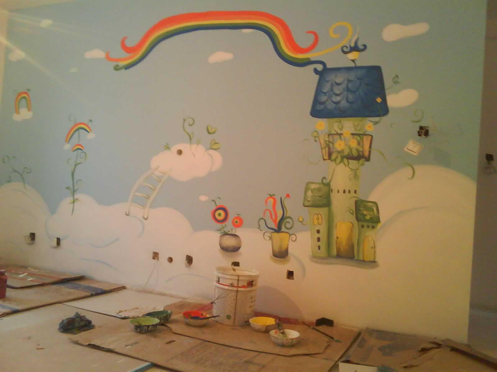 兒童房在墻繪的時候需要注意哪些地方呢？