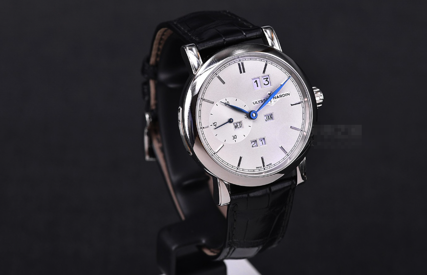 傳統(tǒng)復(fù)雜功能之一雅典錶以天才制錶師路德維格命名的萬(wàn)年歴腕錶